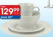 Clicks Home 20-Piece Porcelain Dinner Set