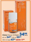 Clicks Tissue Oil-60ml Each