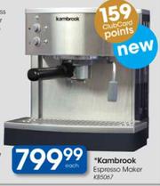 Special Kambrook Espresso Maker KB5067 m.guzzle .za