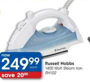 Russell Hobbs 1400 Watt Steam Iron (RH102)