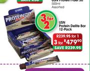 USN Protein Delite Bar 12-Pack-3's