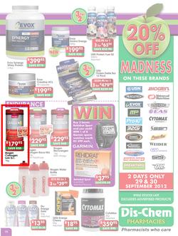 Dischem : Focus on Healthy Living (17 Sep - 14 Oct), page 15