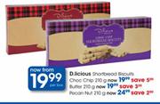  D.licious Shortbread Biscuits Butter-210g
