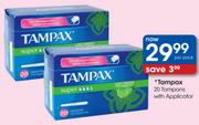 Tampax 20 Tampons With Applicator - Per Pack