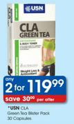 USN CLA Green Tea Blister-2x30 Caps Pack