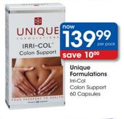 Unique Formulations IRRI Col Colon Support-60 Caps