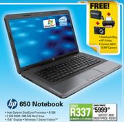 Hp 650 Notebook