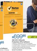 Norton 360 2013 Ultimate Protection 3PCs Software