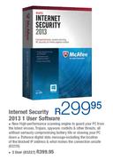 McAfee Internet Security 2013 3 User Software