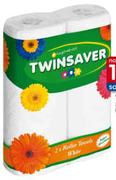 Twinsaver 2 White Roller Towels