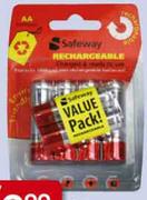 Safeway Value Pack Rechargeable 6-Battery Pack