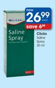 Clicks Saline Spray-30ml Each