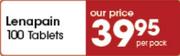 Lenapain Tablets-100 Per Pack
