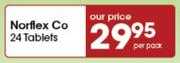 Norflex Co-24 Tablets Per Pack