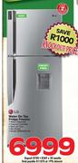 LG Water On Tap Fridge Freezer-400 Ltr (GRB492CLPA)