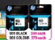 Hp Crtridge 901 Black Each