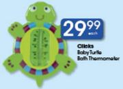 Clicks Baby Turtle Bath Thermometer-Each