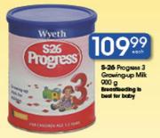 S-26 Progress 3 Growing-Up Milk -900g Each