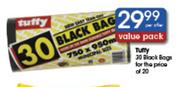 Tuffy 30 Black Bags