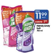 Handy Andy Refil-750ml Each