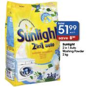 Sunlight 2 In 1 Auto Washing Powder-2kg Each
