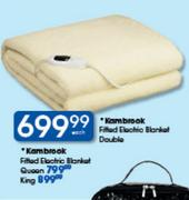 Kambrook Fitted Electric Blanket Double Each