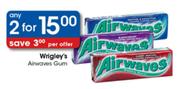 Wrigley's Airwaves Gum-2's