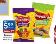Beacon Maynards Jellies-75gm-Per Pack