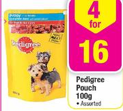 Pedigree Pouch-4x100Gm