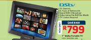 DSTV 7" Walka Portable TV-DVDUTCD-1204