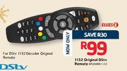 Ellies 1132 Original DSTV Remote-BPUNIRM1132