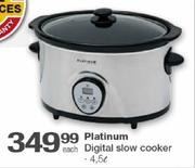 Platinum Digital Slow Cooker-4.5L 