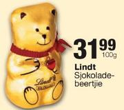 Lindt Sjokoladebeertjie-100G