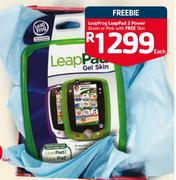 Leap Frog Leap Pad 2 Power Green Or Pink With Free Skin Each