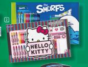 Smurfs Or Hello Kitty 60-Piece Art Set-Per Pack