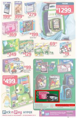 Pick n Pay Hyper: Save Big On All Your Favourites From Toys to Trees  ( 24 Nov - 29 Dec 2013), page 15