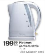 Platinum 1.7L Cordless Kettle
