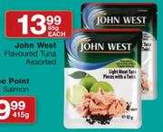 John West Flavoured Tuna-85gm Each