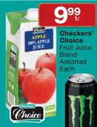 Checkers' Choice Fruit Juice Blend-1Ltr