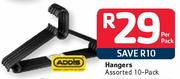 Hangers Assorted-10's Per Pack