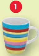 Hand Painted Striped Mug Assorted