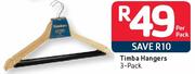 Timba Hangers-3's Per Pack