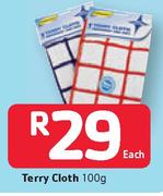 Terry Cloth-100g Each