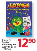 Butterfly Jumbo Colouring And Activity Book-128 Page