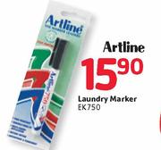 Artline Laundry Marker EK 750 