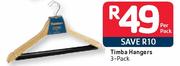 Timba Hangers -3's Per Pack