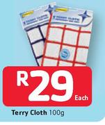 Terry Cloth -100g Each