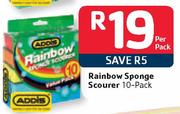 Rainbow Sponge Scourer-Per Pack