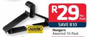 Addis Hangers Assorted-Per Pack