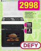 Defy 600mm 2 Piece Oven and Hob Cooking Set DBO 458